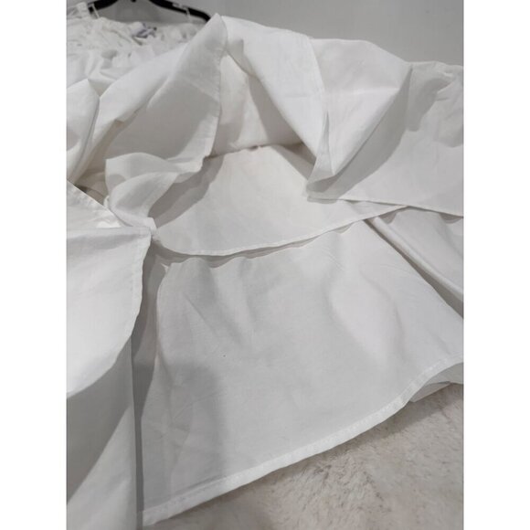 New Steve Madden Women's Size S Leena Cotton Poplin One-Shoulder Maxi Dress - Picture 7 of 11